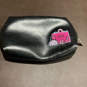 Mary Kay Black Cosmetic Pouch with Pink Design